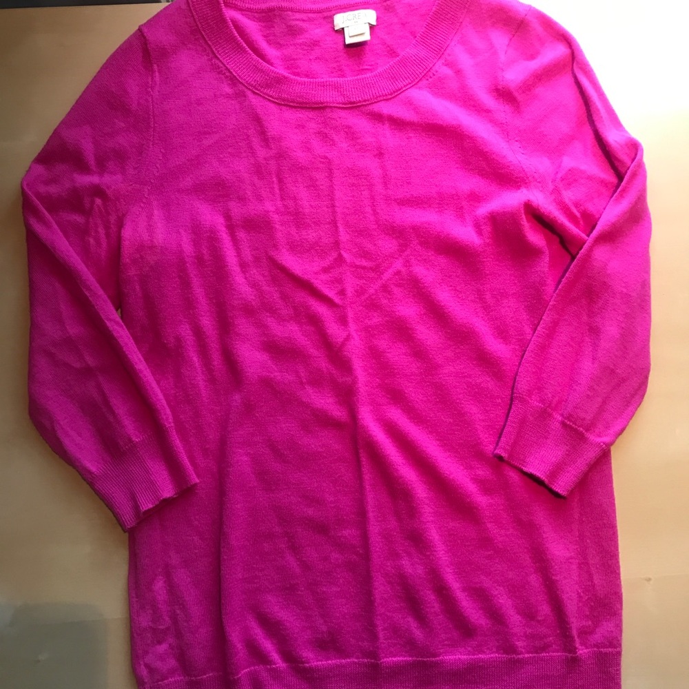 Bright pink Tippi sweater